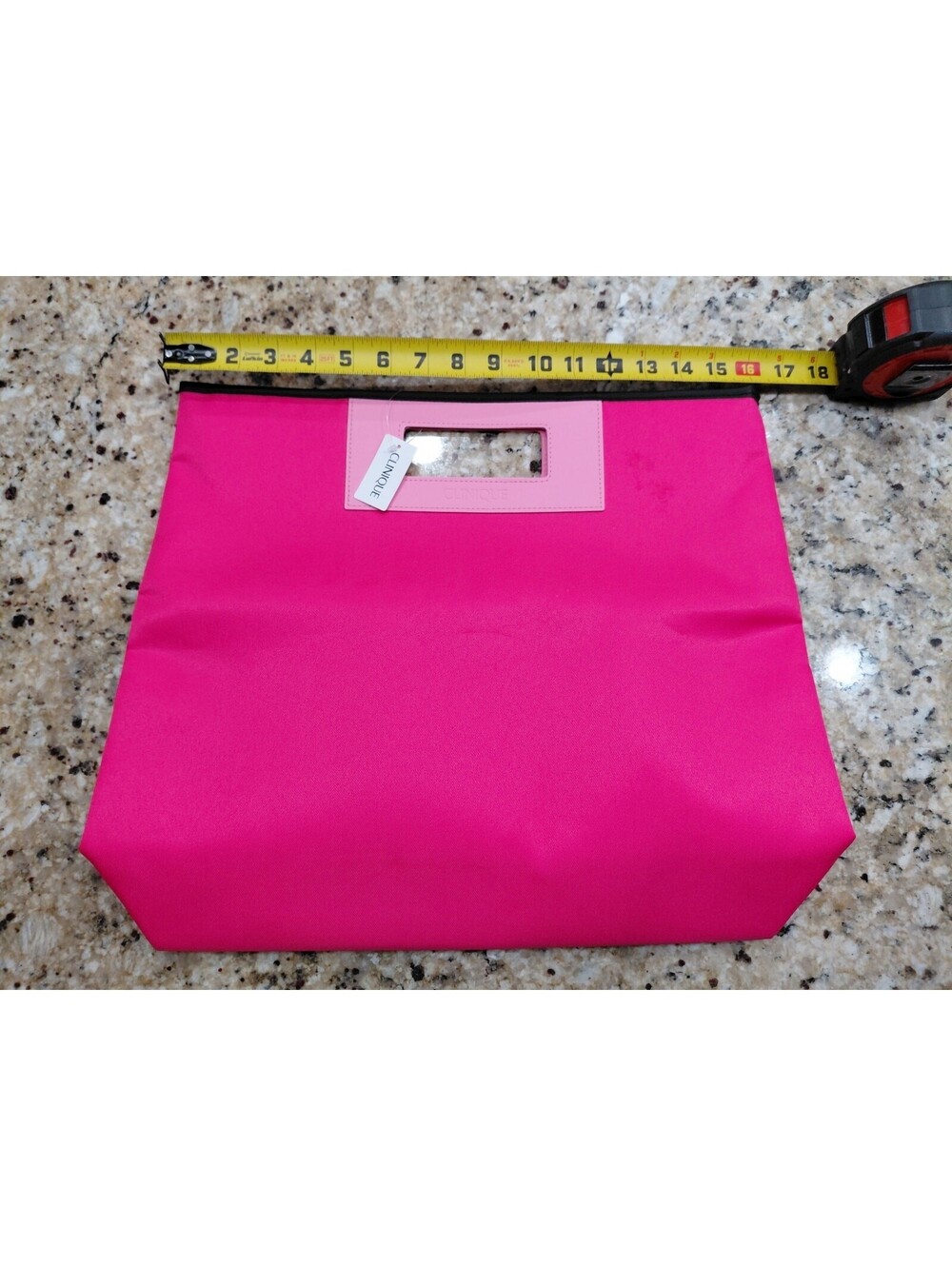 Clinique Pink tote bag
